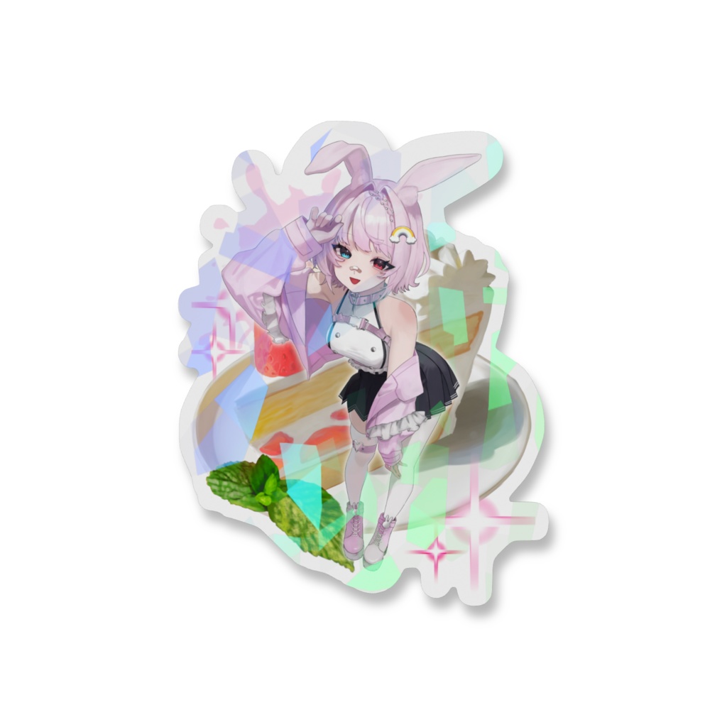 【7周年記念】ホログラムスマホステッカー