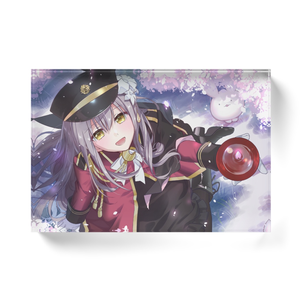 4周年記念アクリルブロック