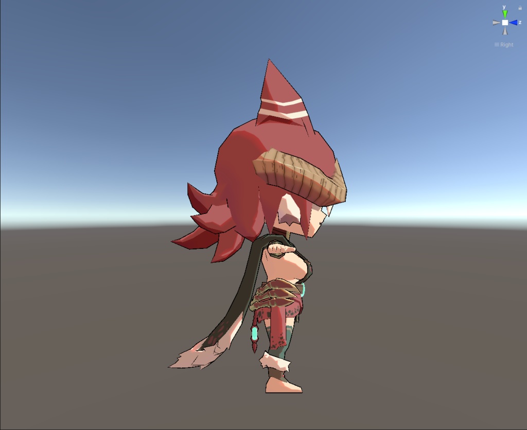 ニェ・セヌ(SD)【VRC対応3Dモデル】