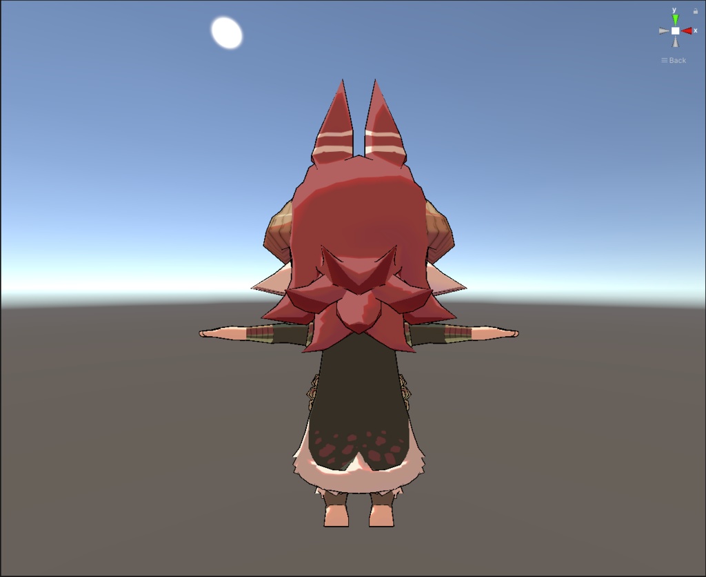 ニェ・セヌ(SD)【VRC対応3Dモデル】