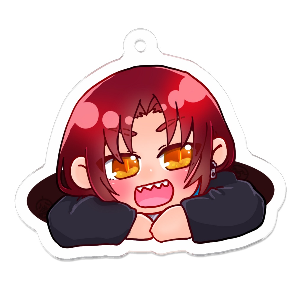 深淵からひょっこりアクキー