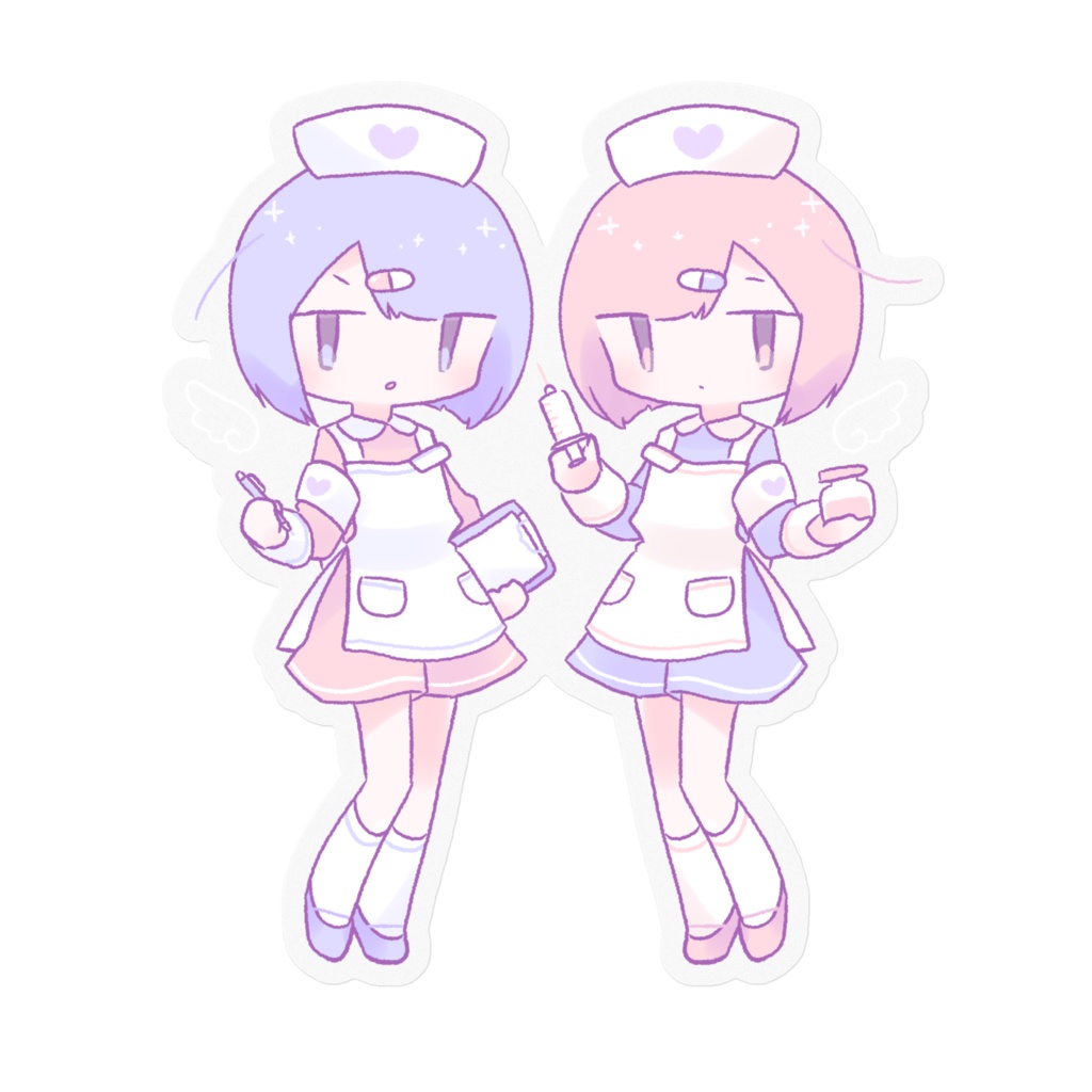 ツインナース ステッカー
