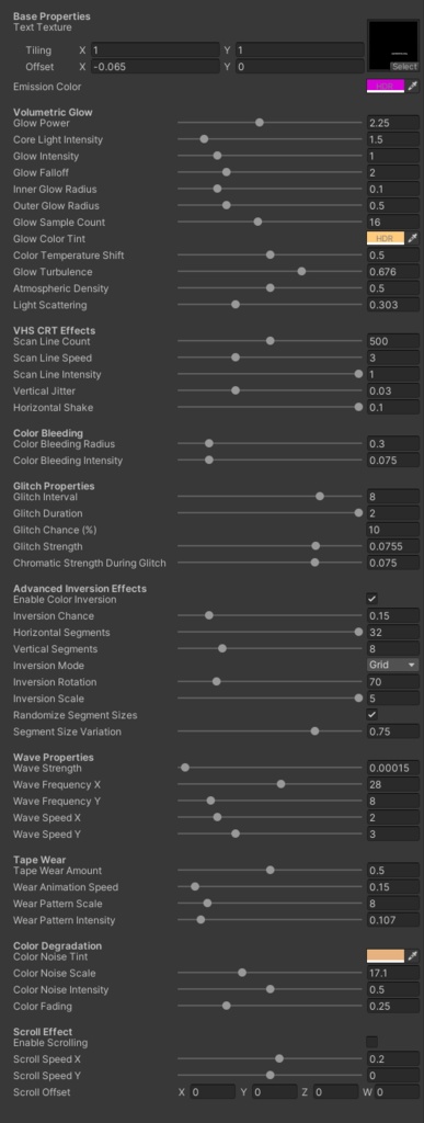 Glitchy Digital Display Shader