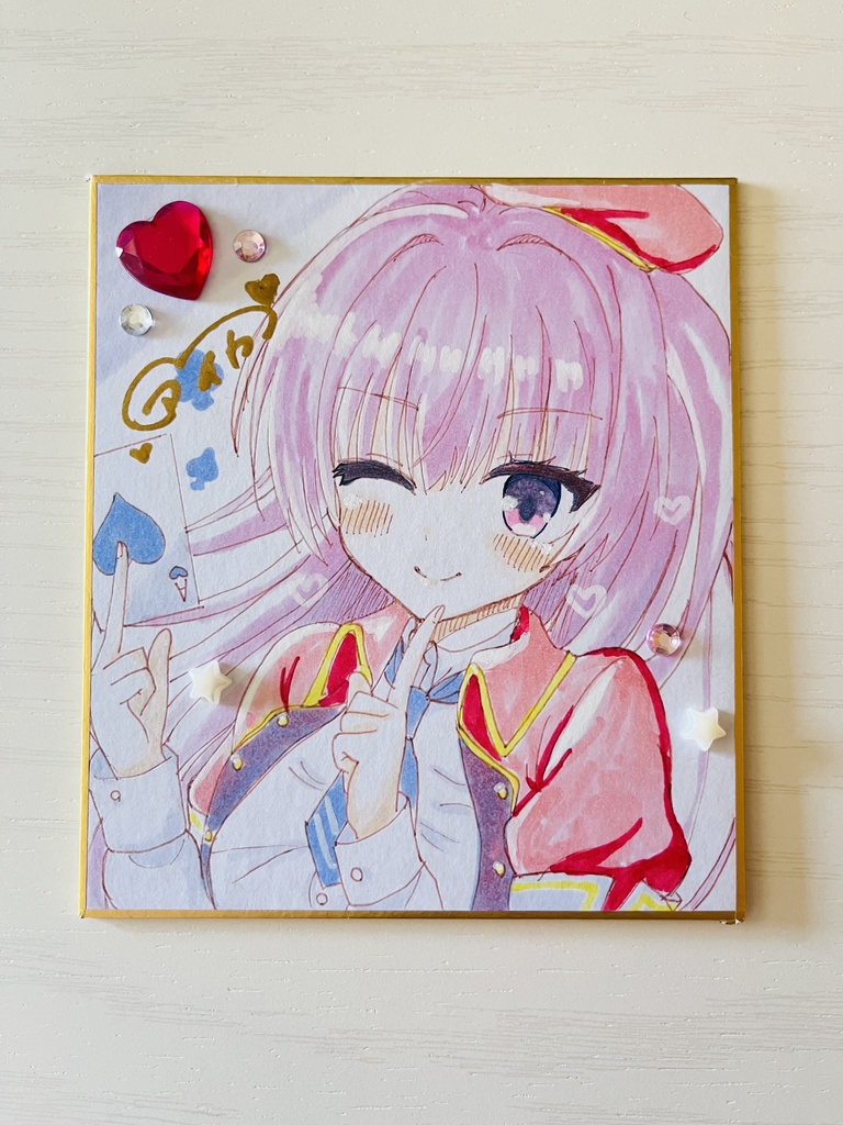 リドルジョーカー 三司あやせ  ミニ色紙