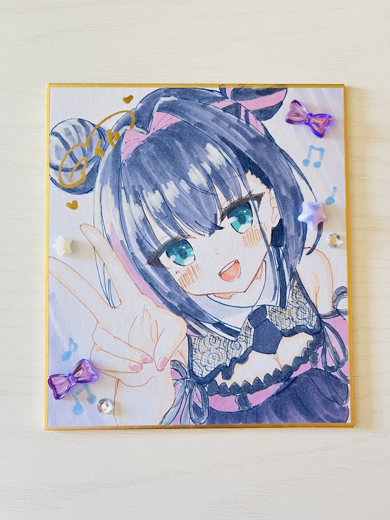 ララジャム 隠杏珠 ミニ色紙