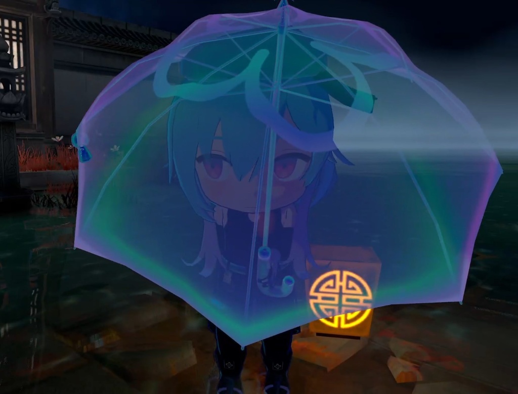 Umbrella (Mizuki Style) for VR Chat Avatar - VRC Fury
