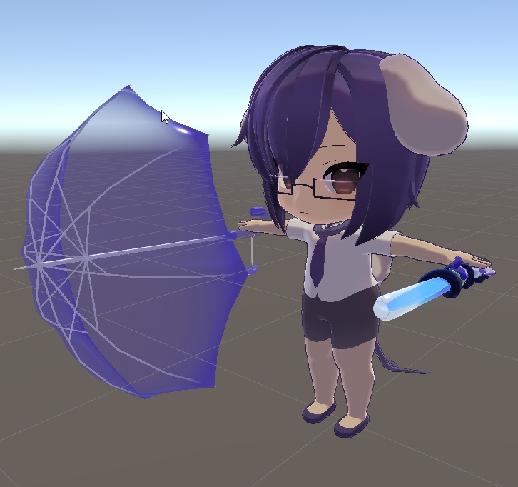 Umbrella (Duokhay Style) for VR Chat Avatar - VRC Fury