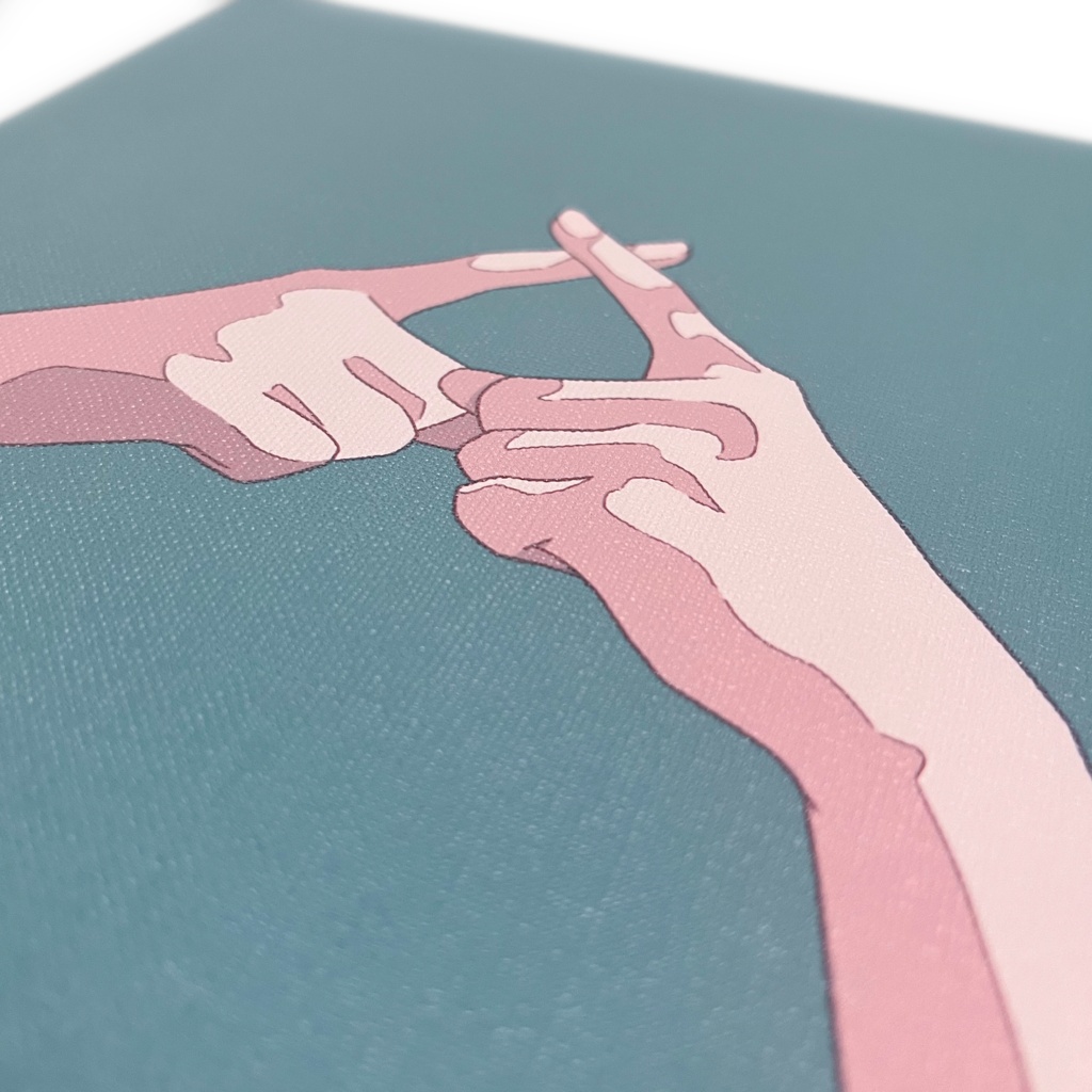 キャンバスアート - "quiet"【メランコリー展vol.3展示品】