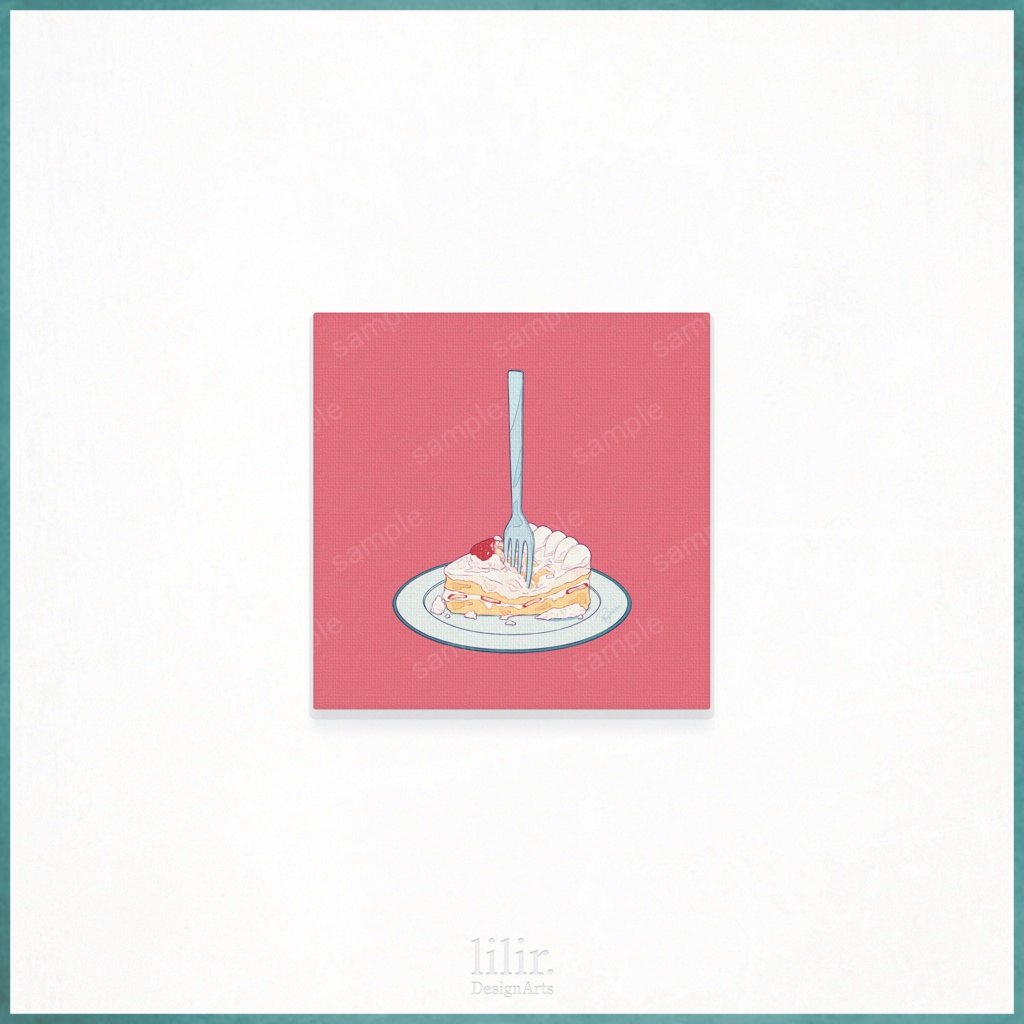 キャンバスアート - "Birthday Cake"【メランコリー展vol.3展示品】