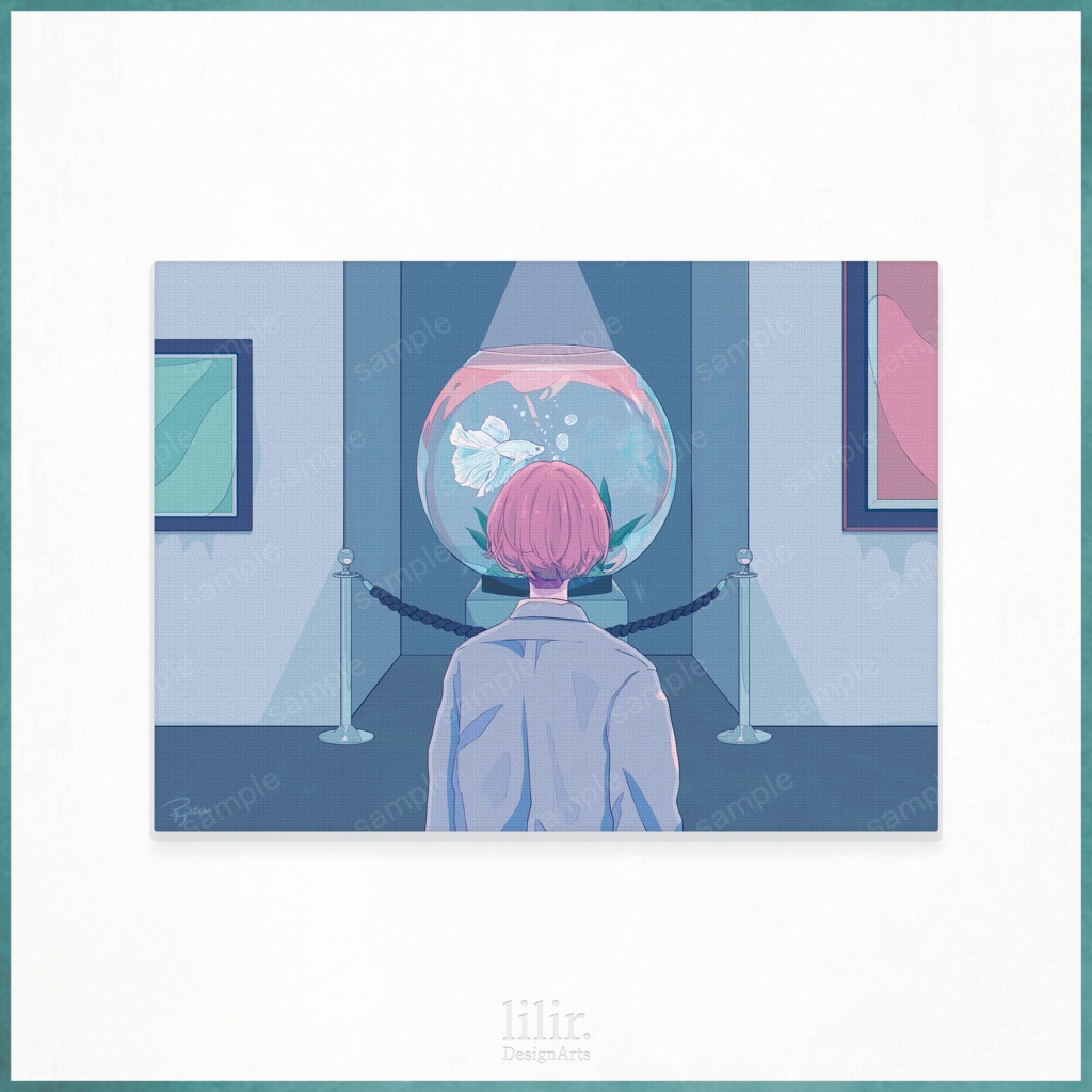 キャンバスアート - "バウムガルデンの美学"【メランコリー展vol.3展示品】
