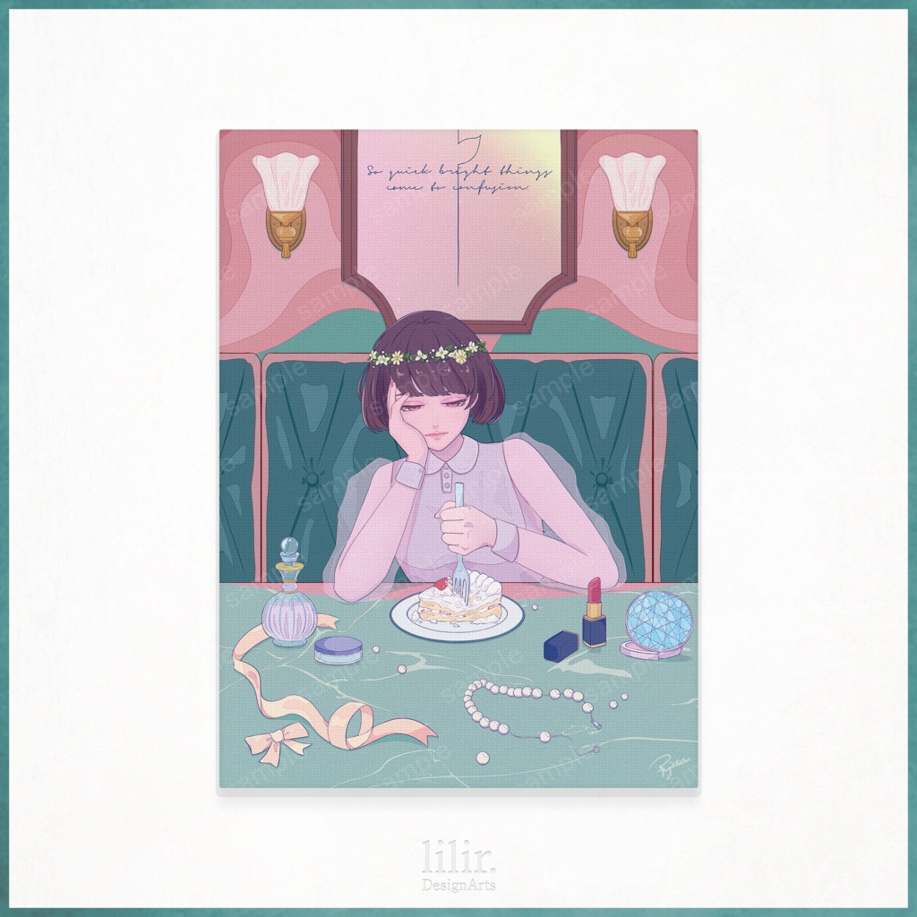 キャンバスアート - "シャーデンフロイデ"【メランコリー展vol.3展示品】