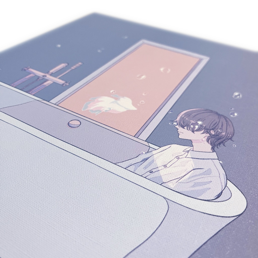 キャンバスアート - "水槽"【メランコリー展vol.3展示品】