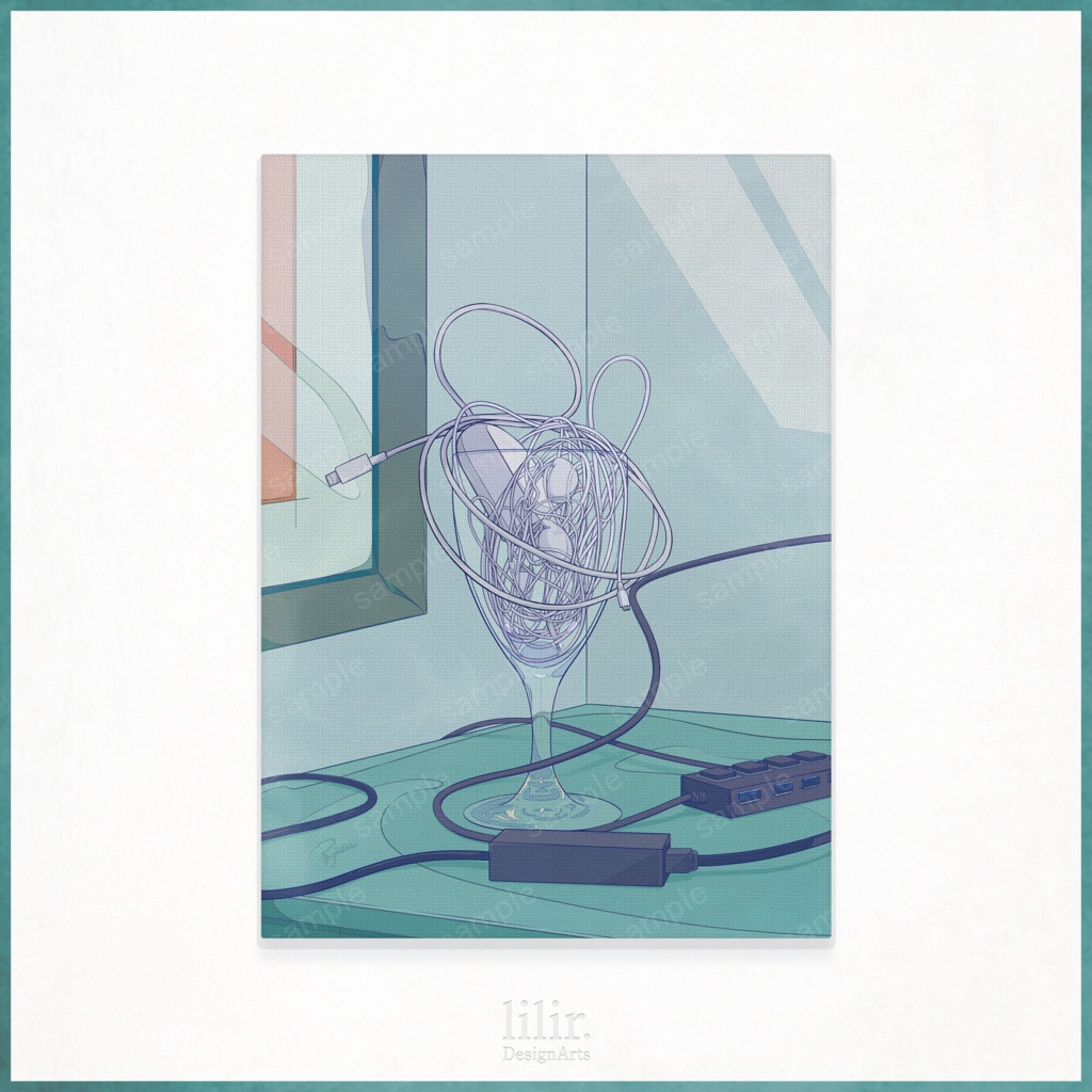 キャンバスアート - "Fog"【メランコリー展vol.3展示品】
