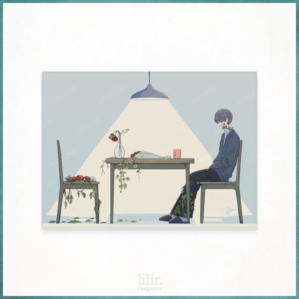 キャンバスアート - "Misérables"【メランコリー展vol.3展示品】