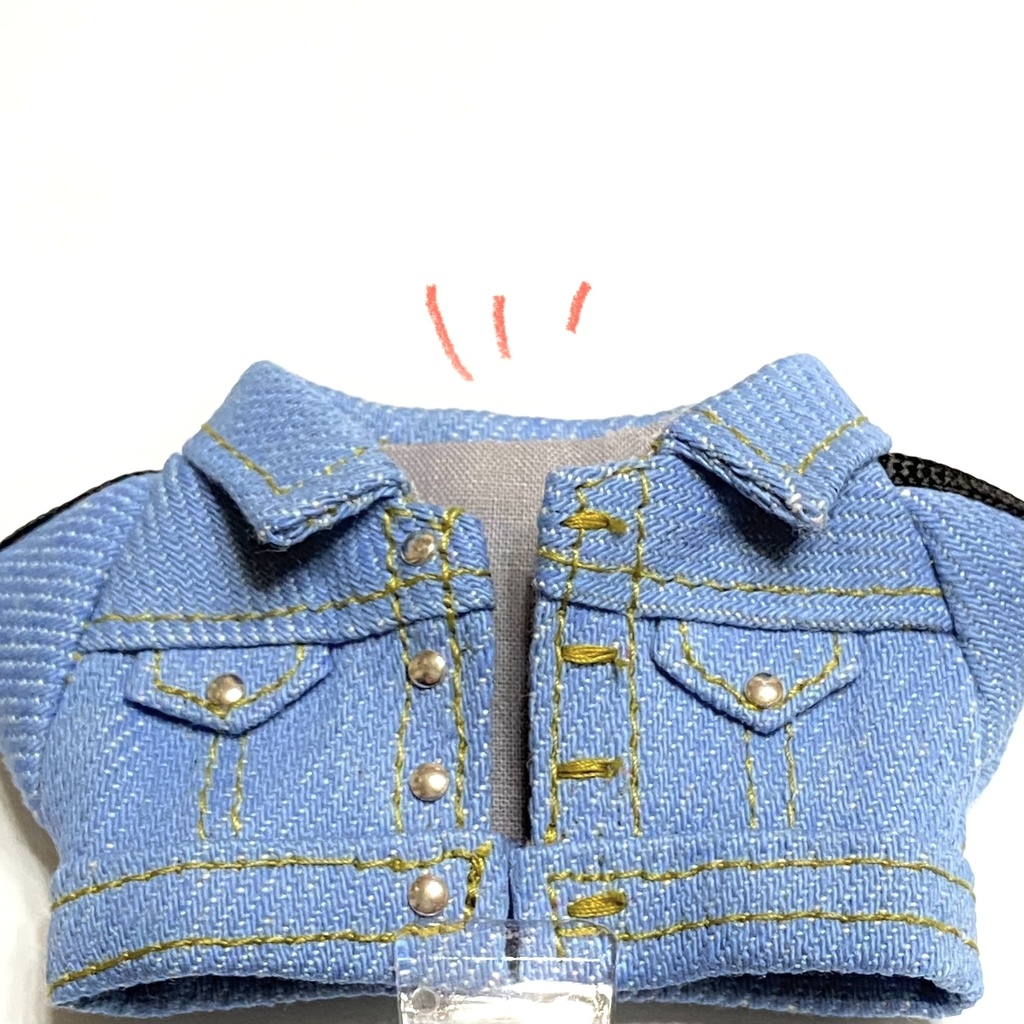 ⚠️B品 カラーデニムラインジャケット