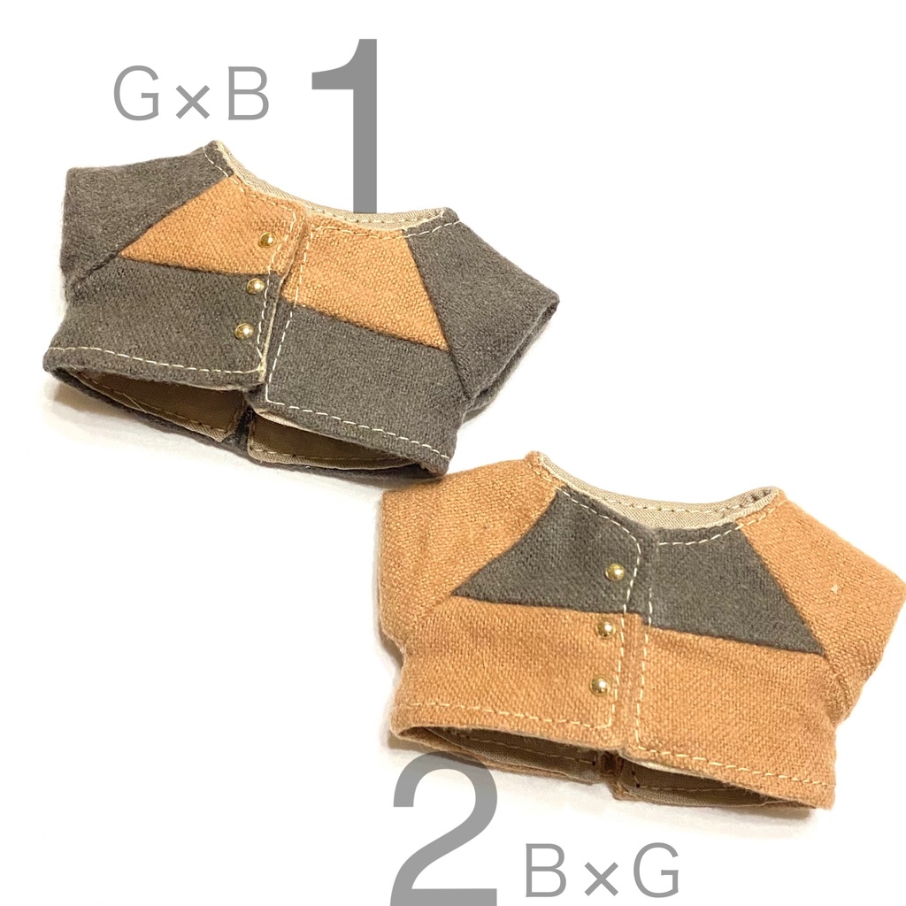 バイカラーコート(単品)