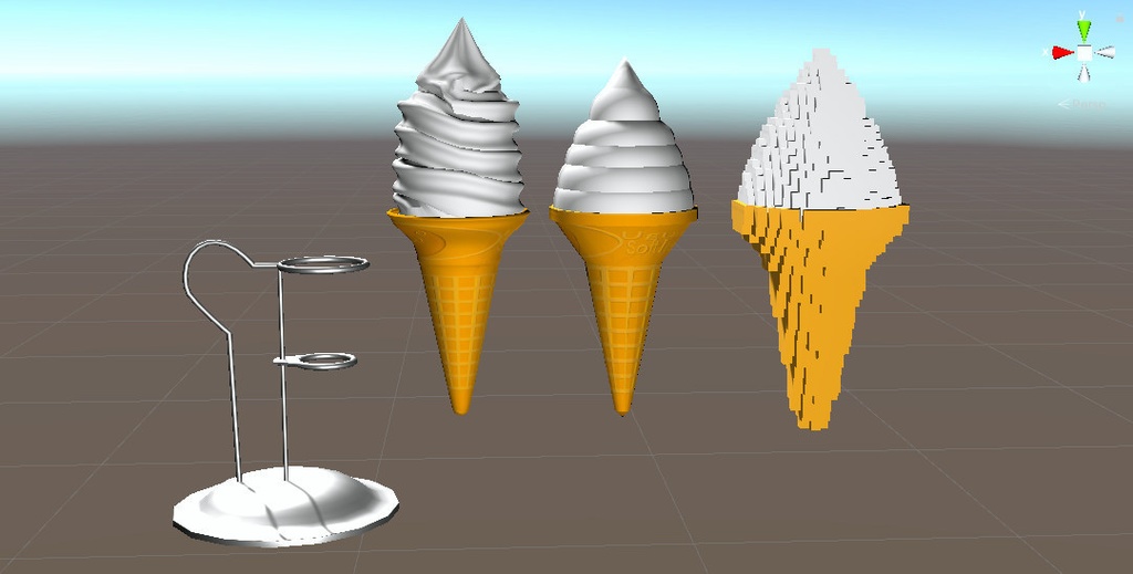 3D素材ソフトクリーム