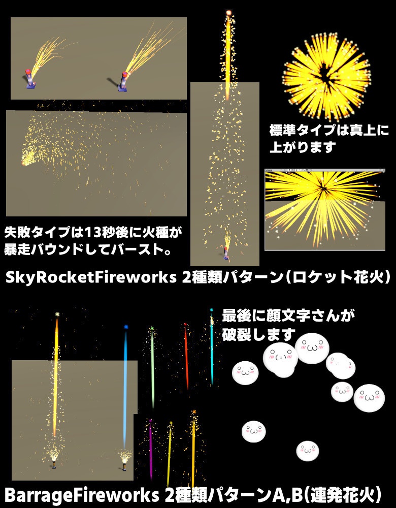(34点)手持ち花火+小型・大型打ち上げ花火+有形花火(音符形ハート形等)パーティクル花火セットVol1.3