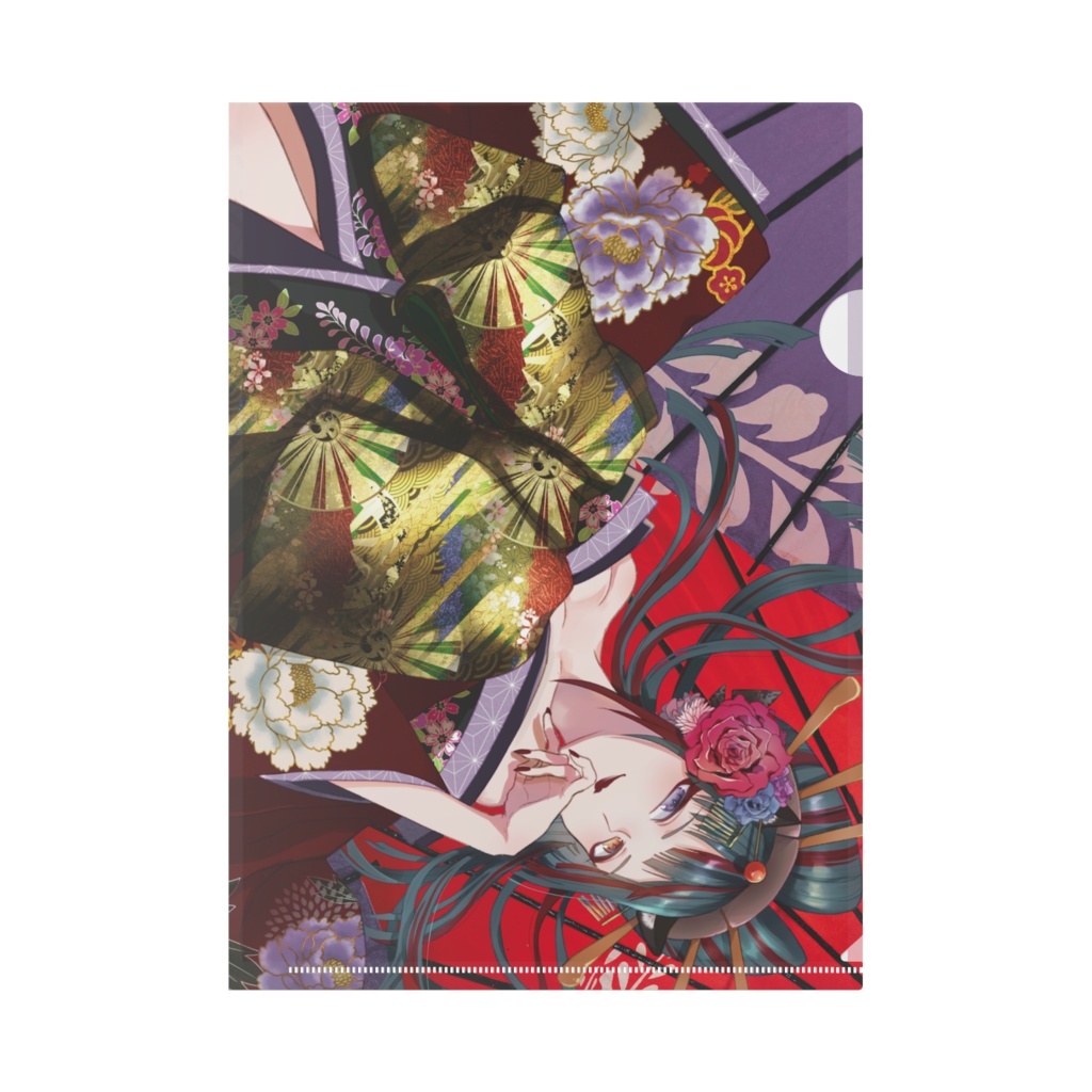 クローロ　吉原ラメント歌ってみたイラスト　クリアファイル