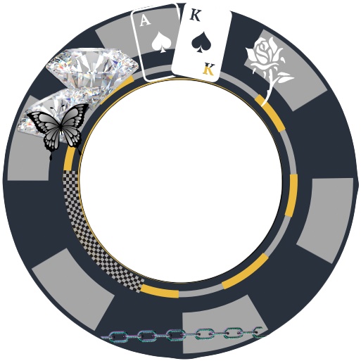 カジノゲーム風アイコンリング&ヘッダー