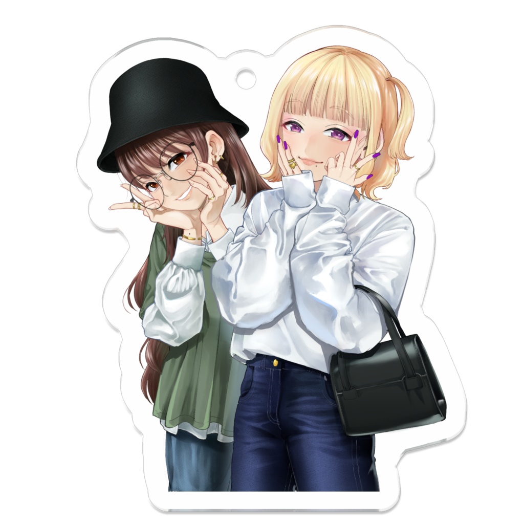 アクリルキーホルダー『観光』