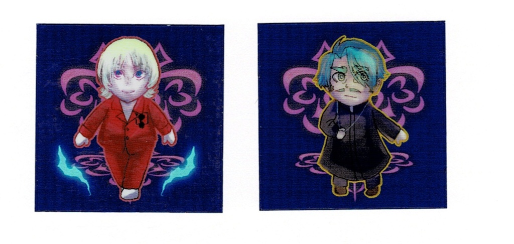 淫蕩の秘蹟ステッカー2種セット