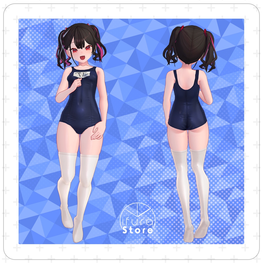 【フォトコン記念セール6/7 23:59 まで5000→3000円】オリジナル3Dモデル「ベニちゃん」Ver1.081+追加服装リリース!