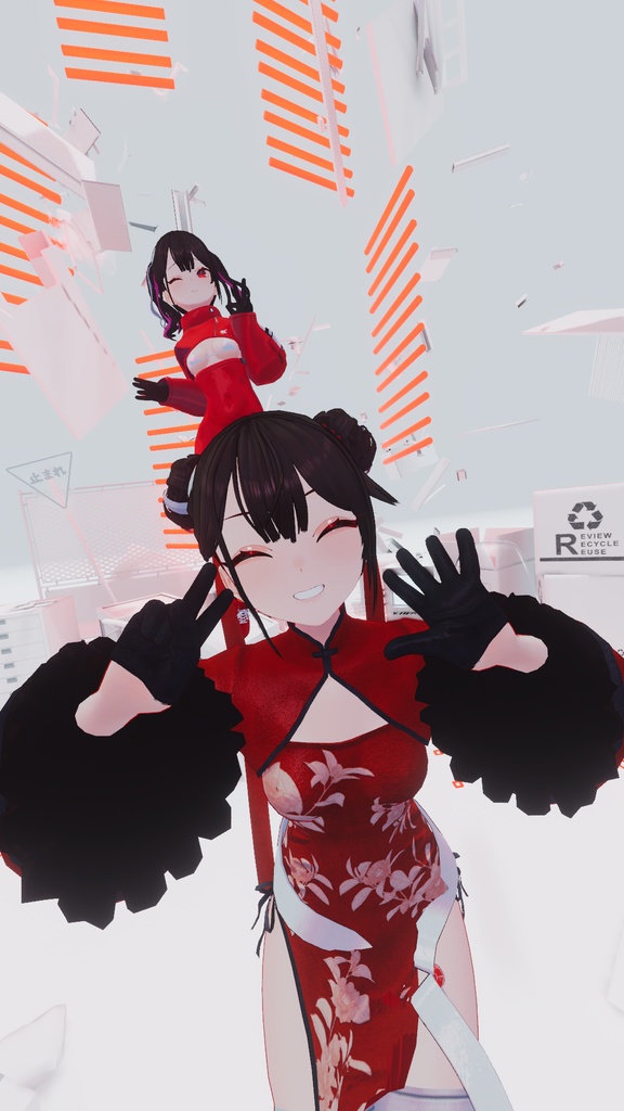 オリジナル3Dモデル「ベニちゃん」Ver1.08+追加服装リリース!