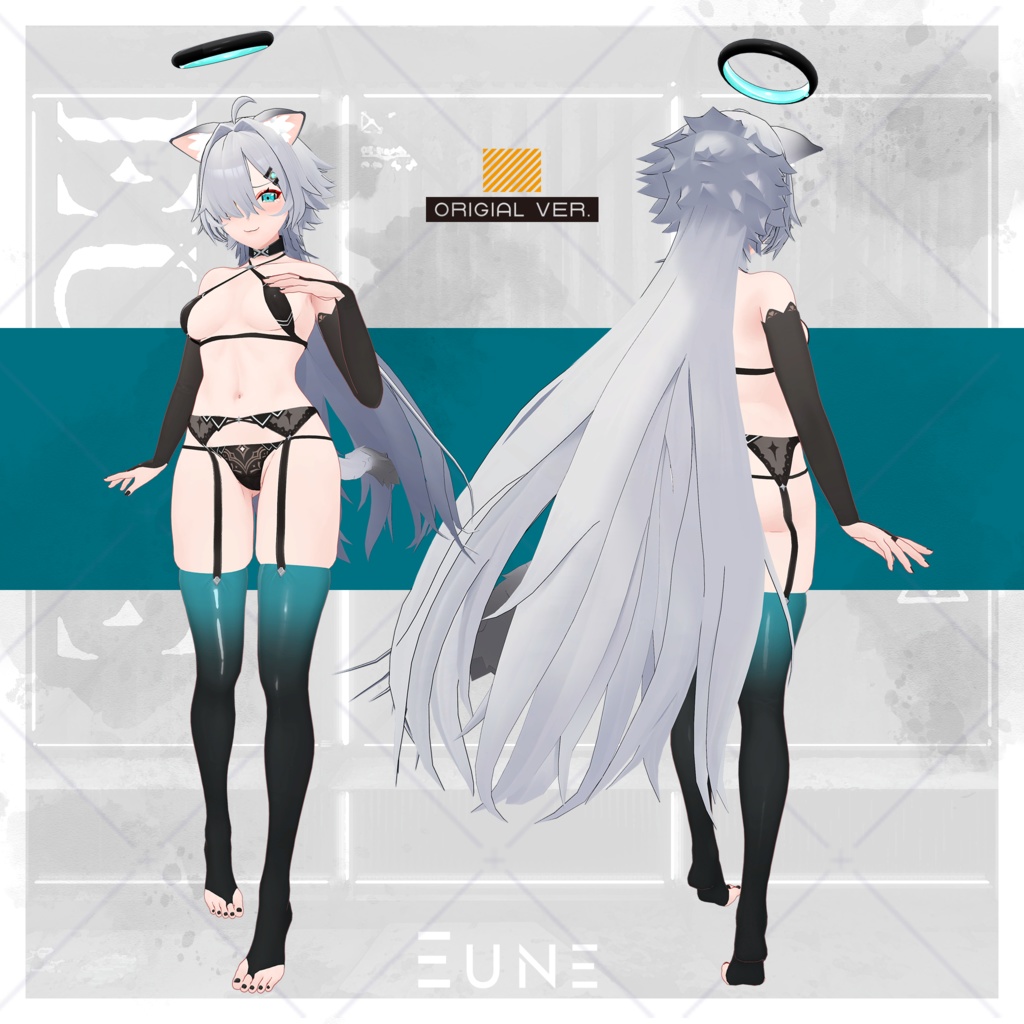 【セール中!】オリジナル3Dモデル「ユーネ」Ver1.041