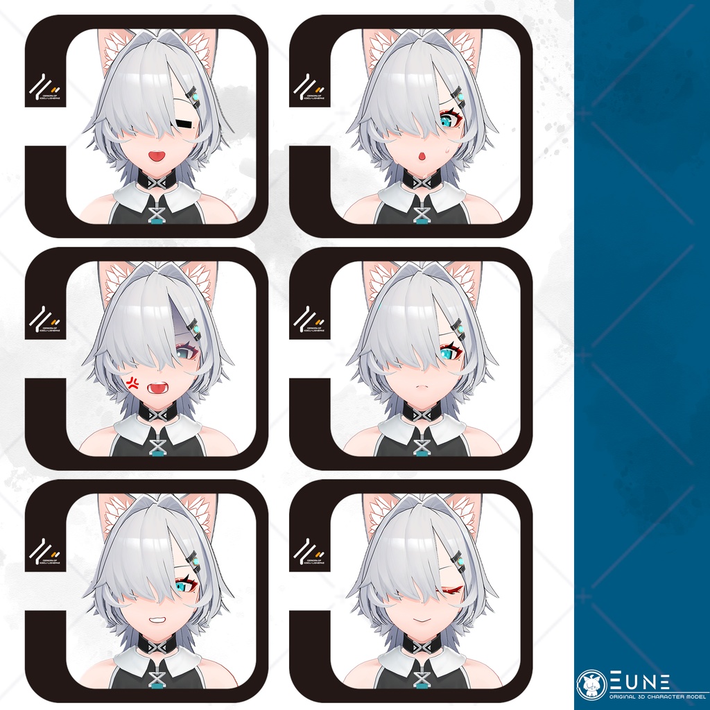 【セール中!】オリジナル3Dモデル「ユーネ」Ver1.041