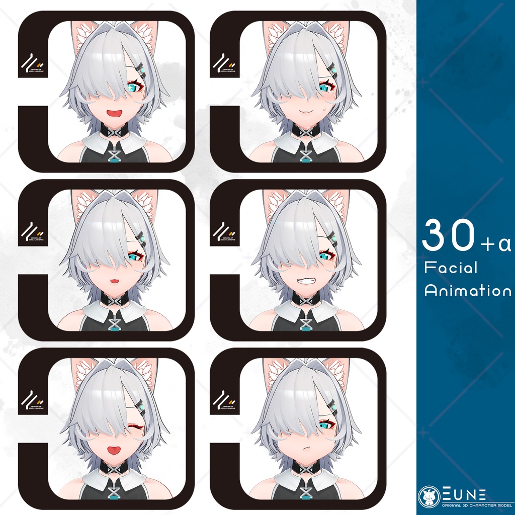 【セール中!】オリジナル3Dモデル「ユーネ」Ver1.041