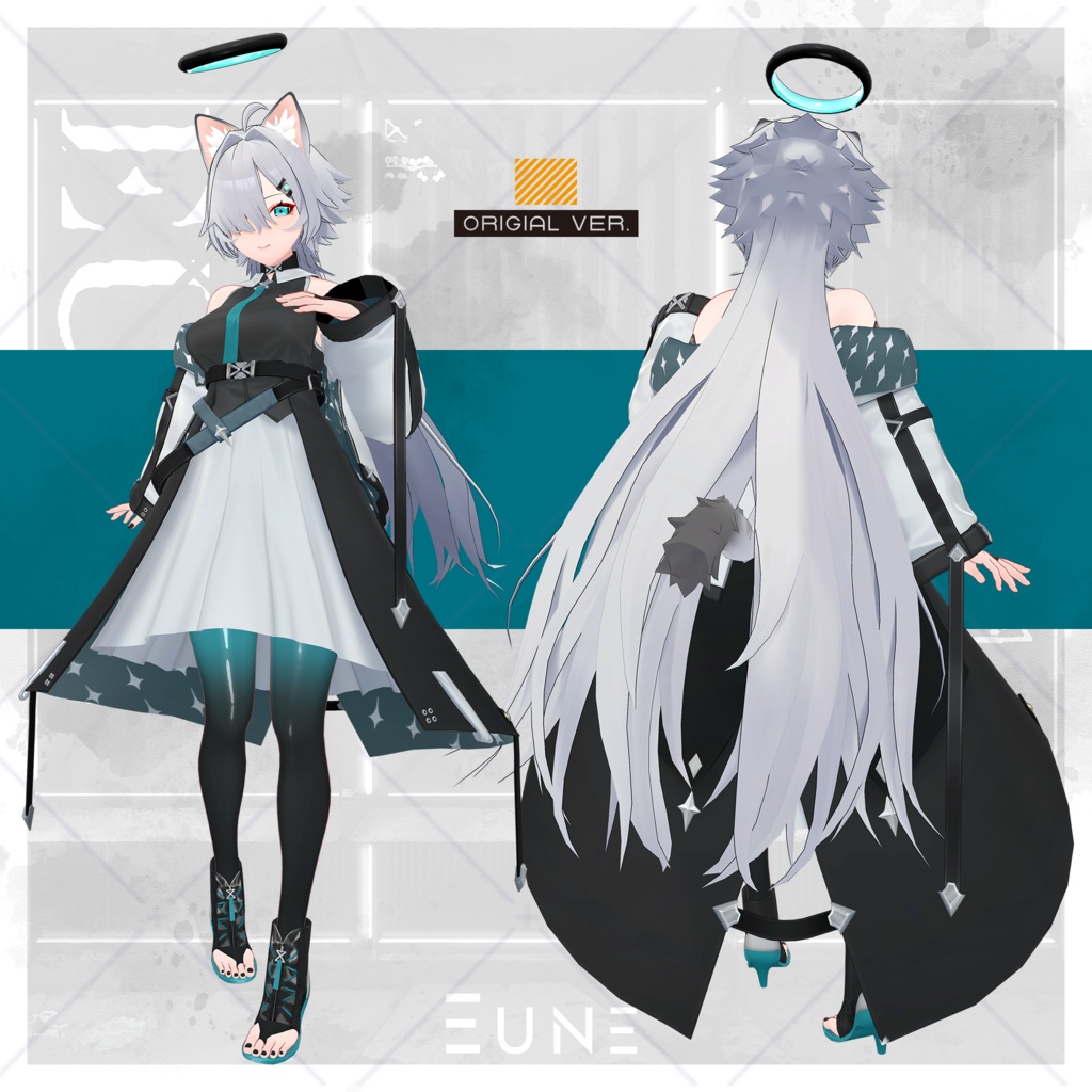【セール中!】オリジナル3Dモデル「ユーネ」Ver1.041