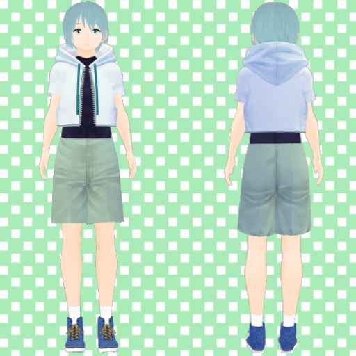 【cluster&VRChat対応オリジナル3Dアバター】想太(そうた)