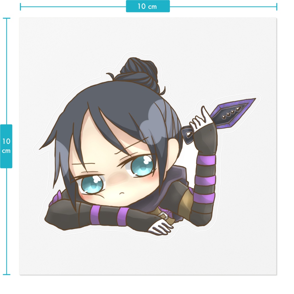 むにっとレイス/ステッカー