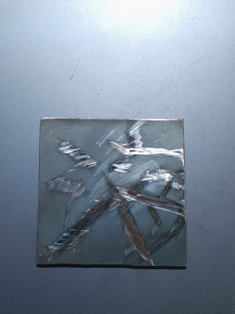 グラインダーアート「記憶の波紋」10x10