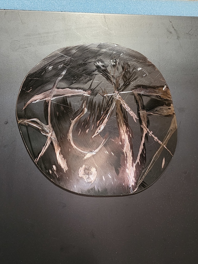 グラインダーアート「板丸の原点」長径24.5-23