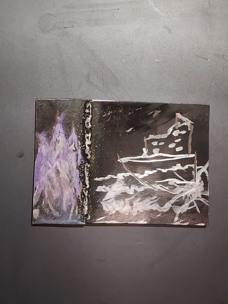 グラインダーアート「ロードマップ」