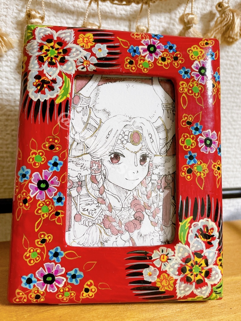 【新作ミニ原画】赤の娘