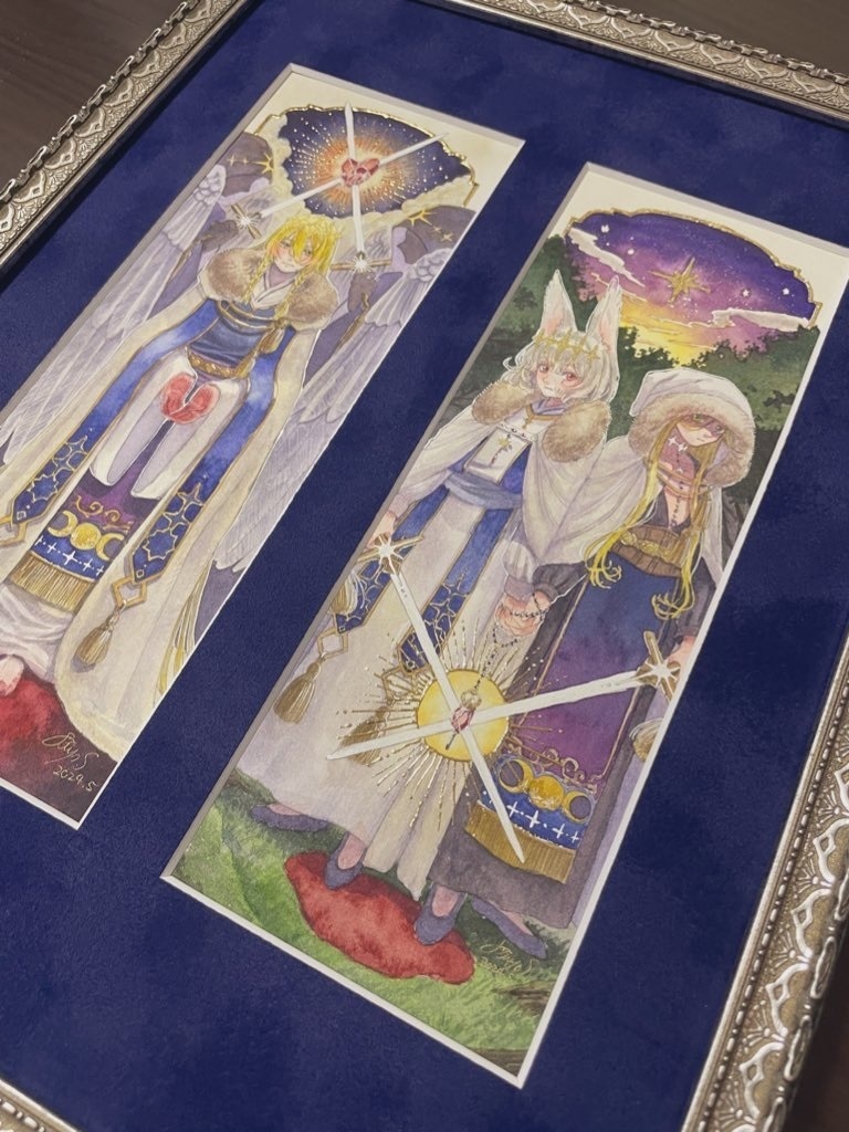 【額装原画】或る伝説の為の肖像　始祖/末裔