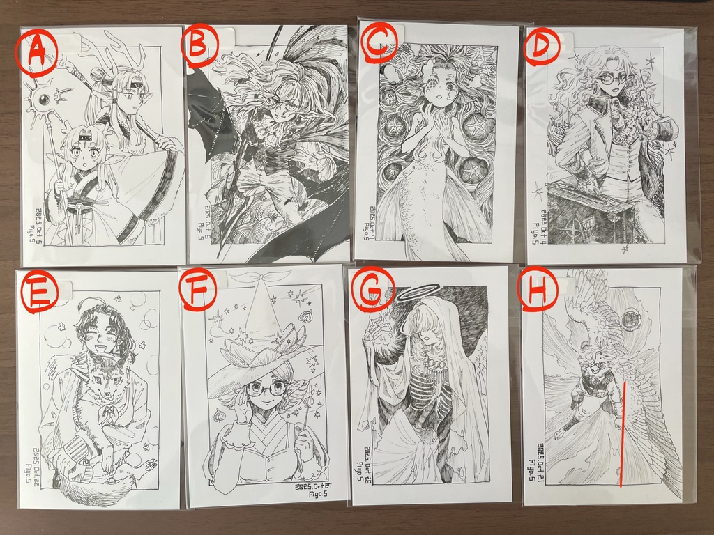 【原画】Inktober2025ドローイング