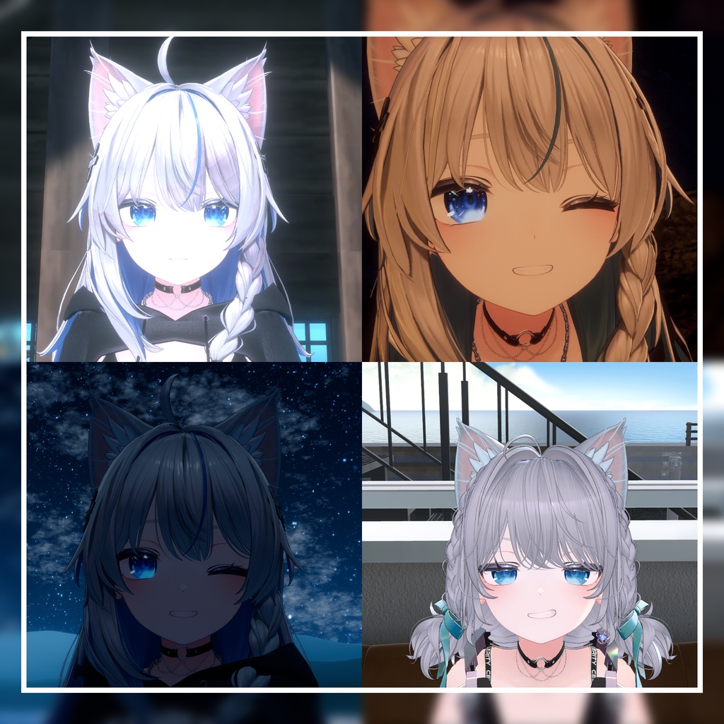 【11アバター対応】名無しの瞳【EYEテクスチャ/12color】