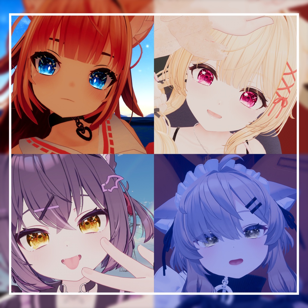 【36アバター対応】名無しの瞳【EYEテクスチャ/12color】