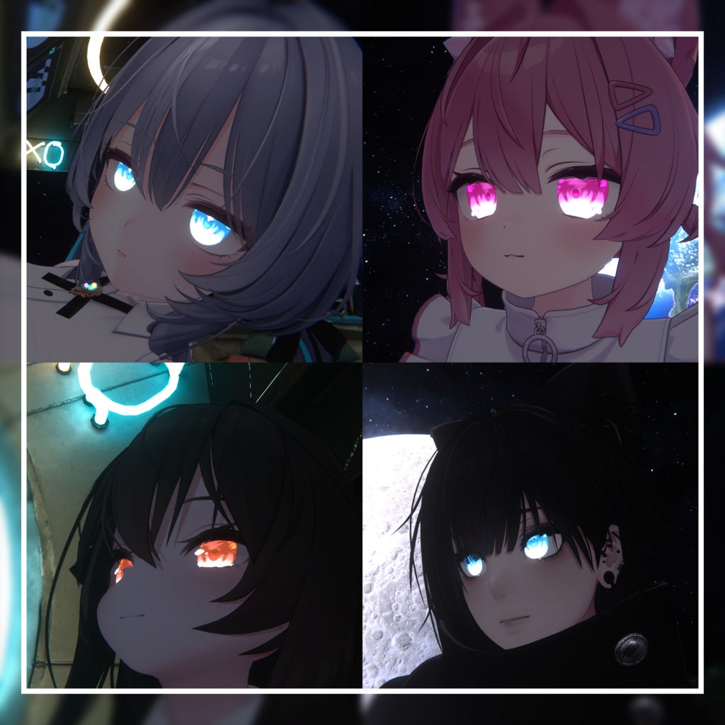 【36アバター対応】希薄な眼【EYEテクスチャ/11color】