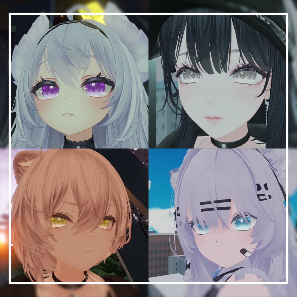 【36アバター対応】希薄な眼【EYEテクスチャ/11color】
