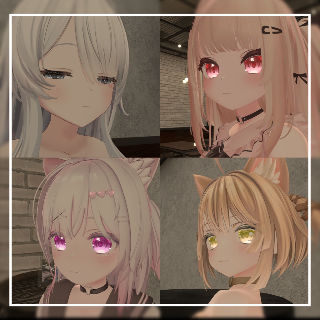 【36アバター対応】希薄な眼【EYEテクスチャ/11color】