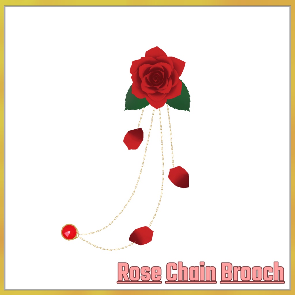 【Pixie Nail】Cameo Brooch&Rose Chain Brooch Leafletのおまけ付き【コンセプトイベントモチーフアイテム】