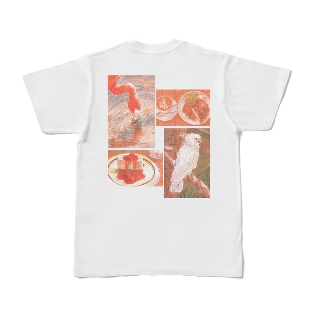 両面プリントTシャツ(スケッチ)S～XL