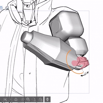 陸軍サイボーグの腕