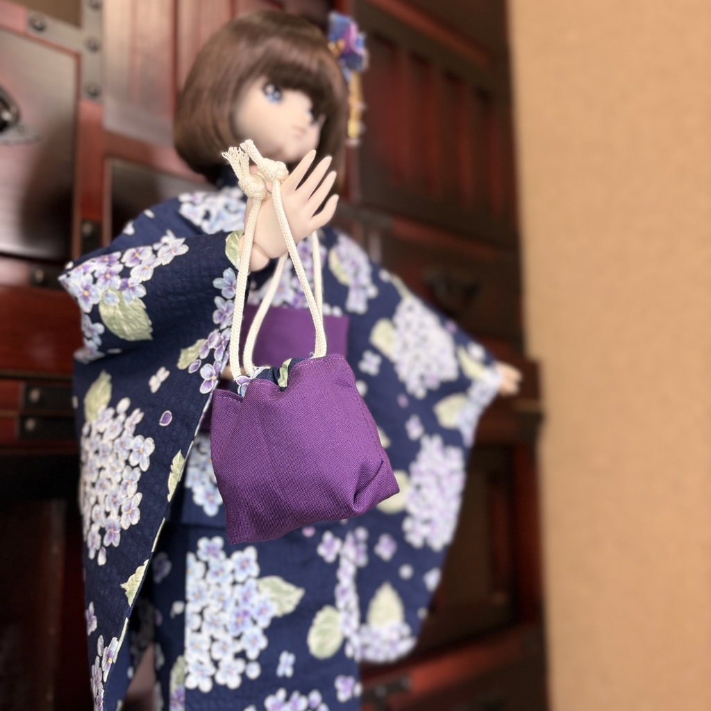 あじさいの浴衣セット 〜大人風バージョン〜 DDサイズ