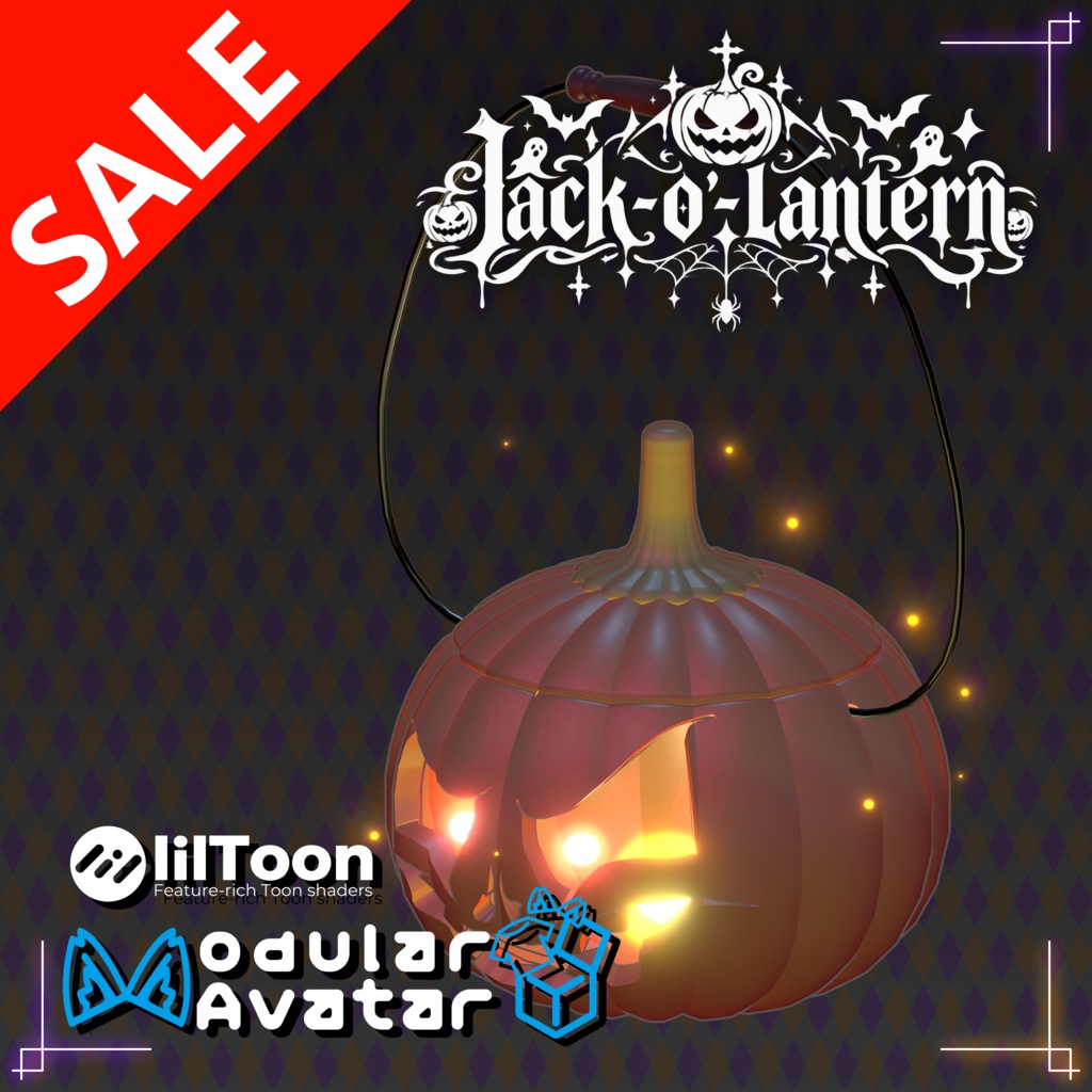 【期間限定セール】アイテム-Jack-o'-lantern-
